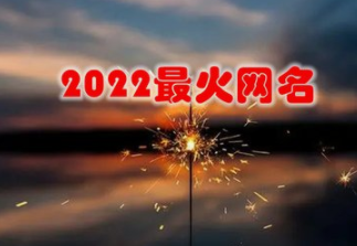 2022最火网名