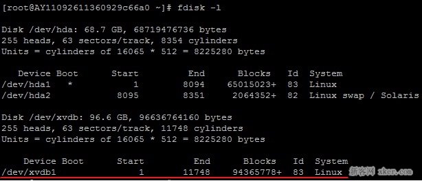 Linux挂载硬盘