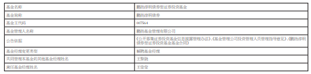 王莹莹离任鹏扬淳明债券 王黎骁管理