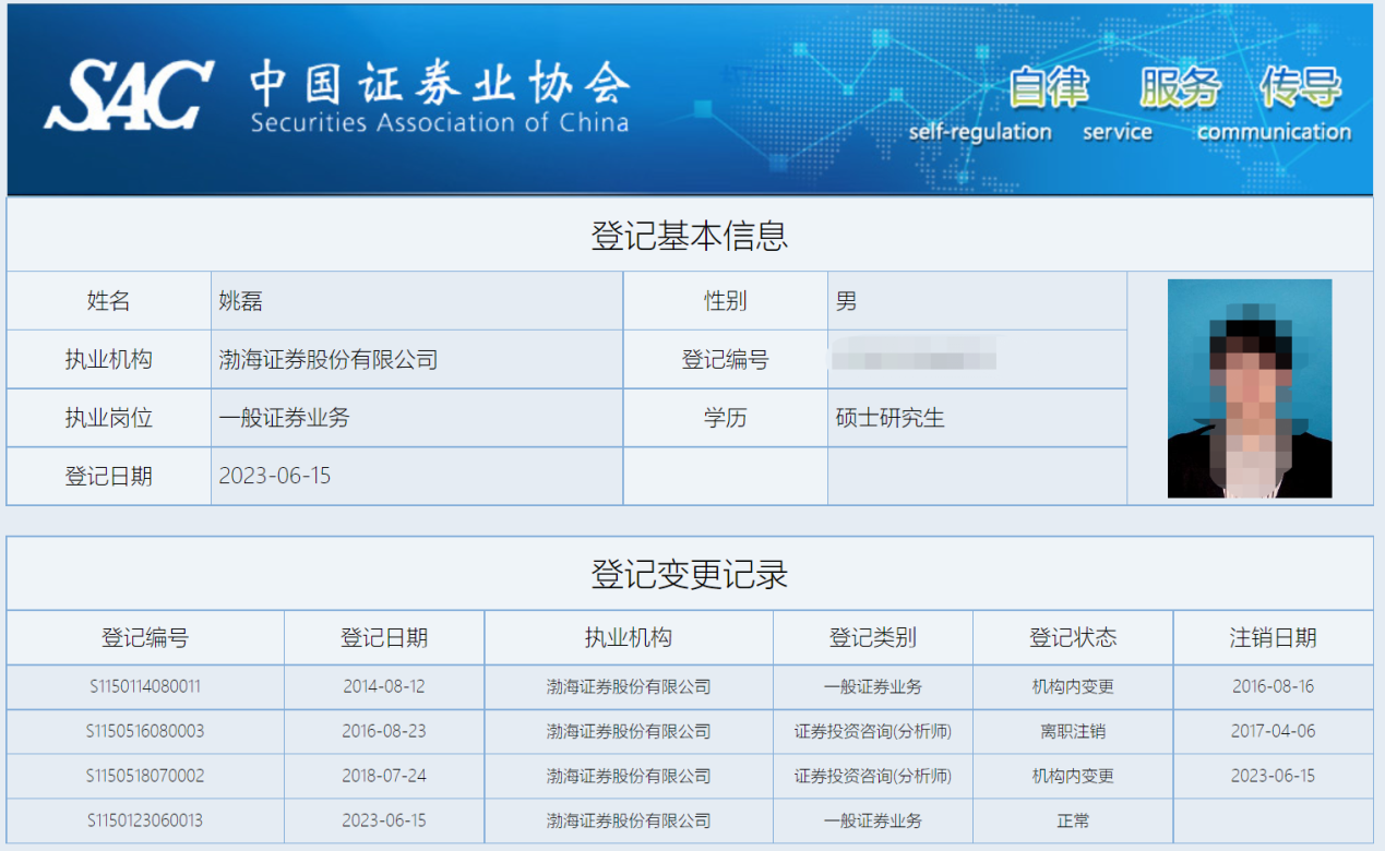 渤海证券与责任人各收警示函 研报存2宗违规