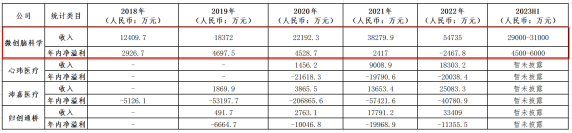 营业利润翻四至六倍，神介龙头微创脑科学率先披露半年报预喜