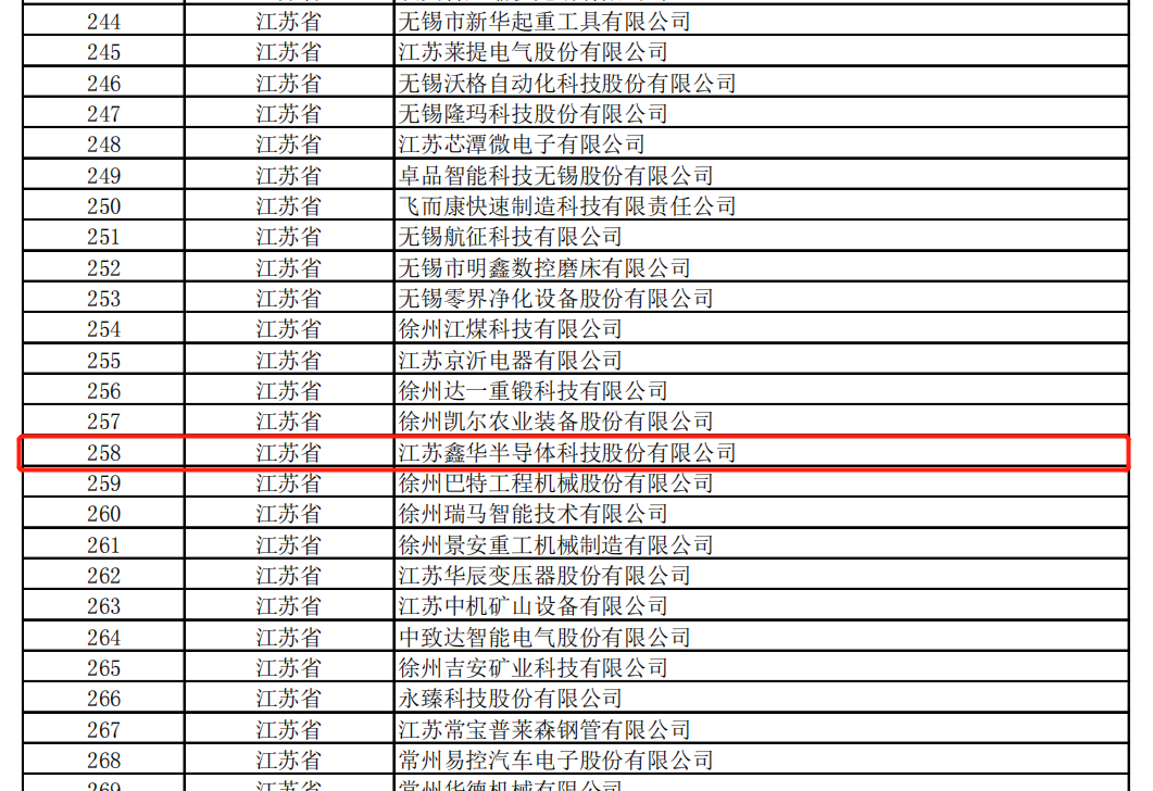 【实至名归】鑫华半导体入选国家专精特新“小巨人”企业