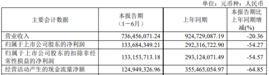 破发股海通发展上半年净利降54% 4个月前上市募15亿