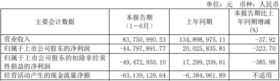 和元生物上半年亏4480万 2022年上市募13亿净利降28%