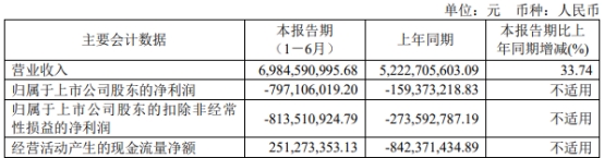 孚能科技上半年增亏去年前年均亏 上市3年2募资共67亿