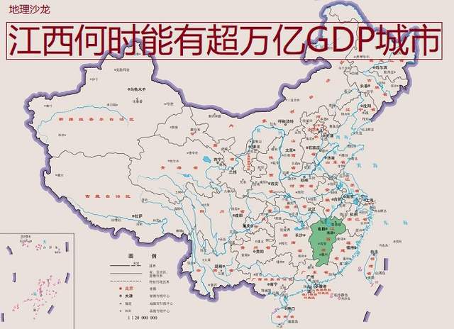 邻省都有GDP超1万亿元的城市，什么时候江西省能有超万亿元城市？