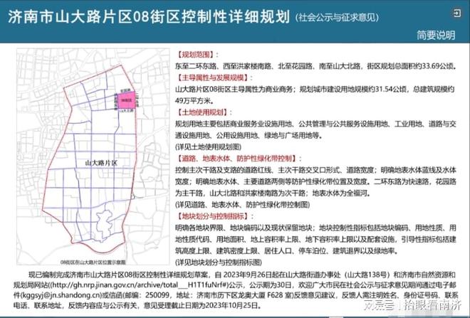 老旧小区全部拆除，济南洪家楼广场南侧一区域将大变样