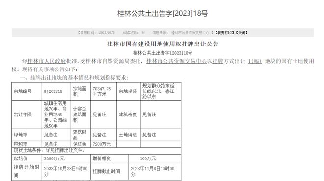 3.6亿！桂林城北临江这个片区再次挂牌出让，谁会接手？