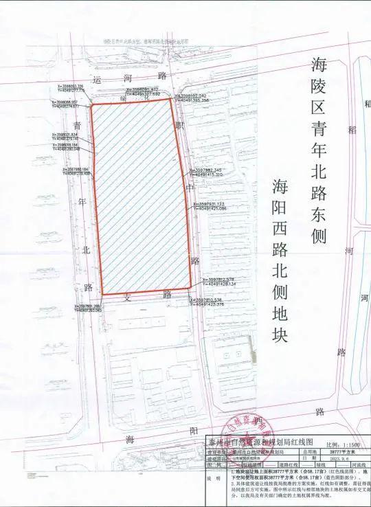 泰州市区5个地块即将出让，位置就在…看看有你家吗？