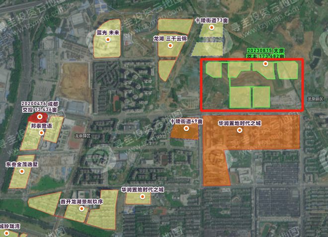 最新：华润置地再添成都东三环173亩大盘