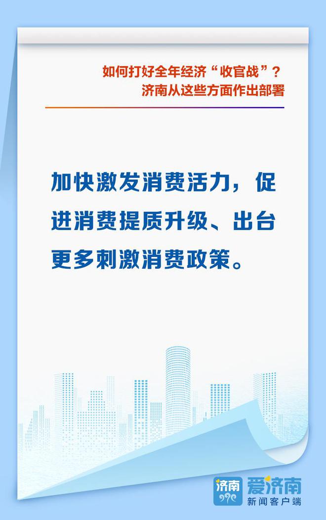 如何打好全年经济“收官战”？济南从这些方面作出部署