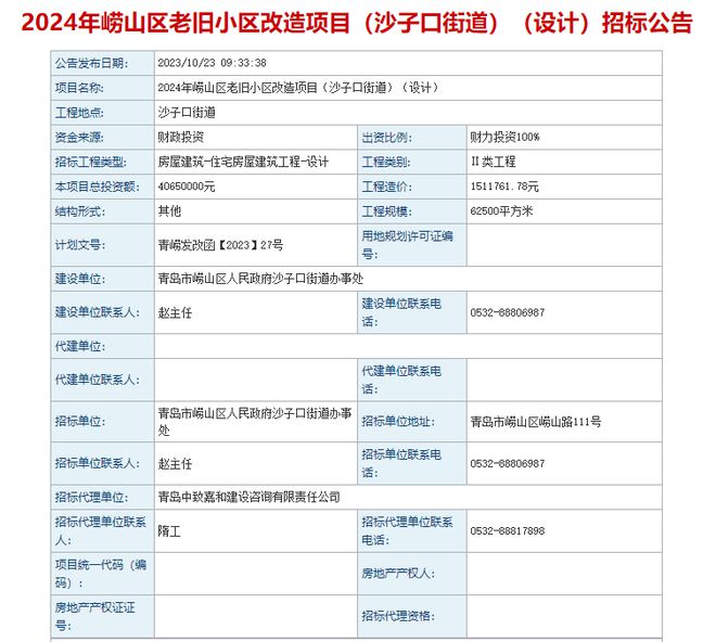 总建面34.93万平方米！崂山这9个老旧小区拟改造