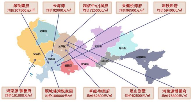 大湾区2023年1-10月深圳房地产项目销售TOP10