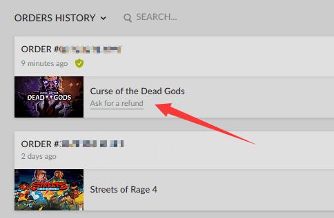 gog平台退款教程