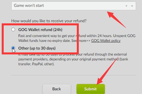 gog平台退款教程