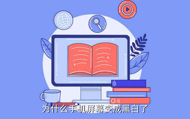 手机变成黑白是为什么