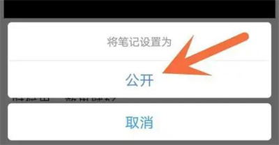 小红书笔记怎么设置公开