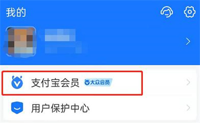 支付宝会员哪里看