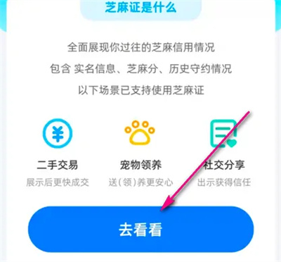 支付宝芝麻见证怎么用