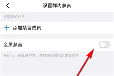 钉钉群里禁言怎么设置