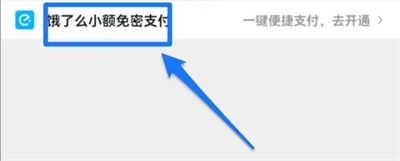 饿了么小额免密支付方法步骤图